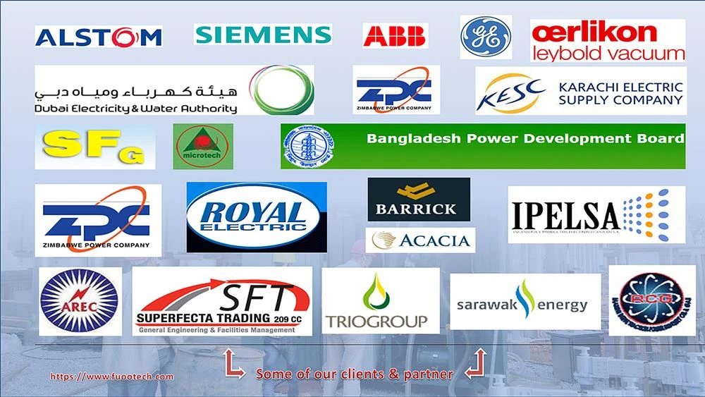FUOOTECH's main partner and client of transformer oil treatment machine FUOOTECH's main partner and client of transformer oil treatment machine
